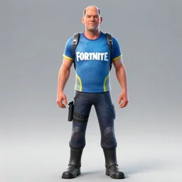 olaf scholz as a fortnite skin. concept art. 8 k resolution