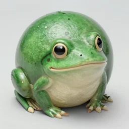 The Wednesday Frog, Itō Jakuchu, 1790, orbs, matte finish