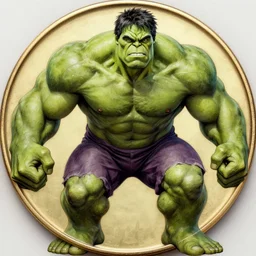 5 0 cent as the hulk, digital painting, extremely detailed, 4 k, intricate, brush strokes, mark arian, artgerm, bastien lecouffe - deharme