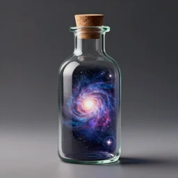 a bottle that contains the universe