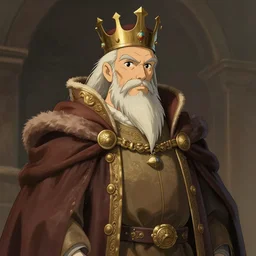 portrait of a medieval old king, artstation, elegant, highly detailed, digital painting, concept art, smooth, sharp focus, illustration, cartoon by studio ghibli, makoto shinkai, don bluth, fujita goro, jean giraud, atey ghailan, akihiko yoshida, tom whalen 8 k