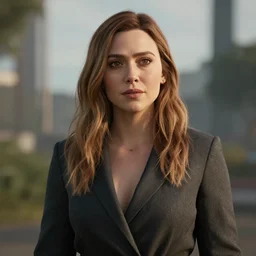 a still of elizabeth olsen in unreal engine 5, CGI