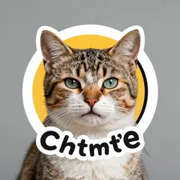 cat theme logo, cat theme banner, cat design, a smiling cat, art photography style, trending on artstation, lovely and cute, fantasy art, 8 k resolution, cynical realism, computer art, conceptual art