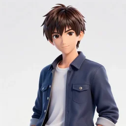 a portrait of an anime character of a beautiful boy in dk, by wlop, greg rutkowski, thomas kinkade, super detailed, 3 d, 4 k wallpaper