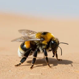 bumblebee standing in a desert by kilian eng