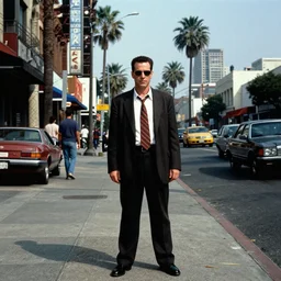 Los Angeles streets in American Psycho (1999)