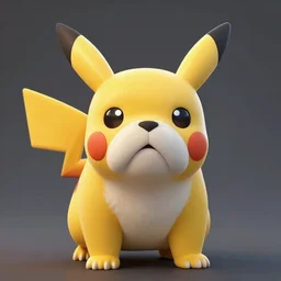 a pikachu that looks like bulldog