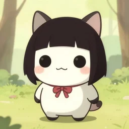 in the style of junji ito : a cute digital creature