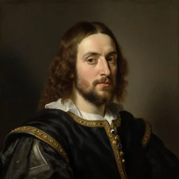 a beautiful painting portrait of human kuzco by rembrandt, featured on artstation