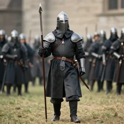 full shot photo of an executioner warrior