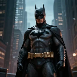 gotham city without batman, octane render, hyperrealistic, cinematic lighting, octane render,