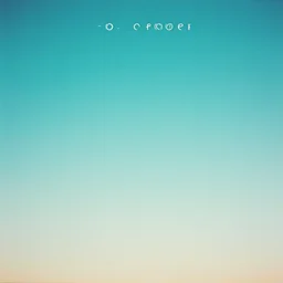 boards of canada album cover, turquoise gradient film
