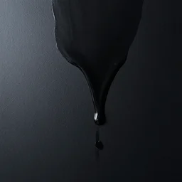 black liquid on wall