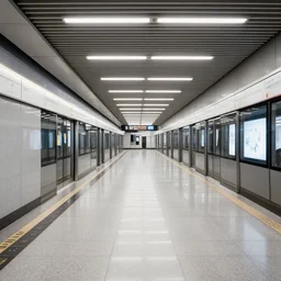 a photorealistic subway station with no people, trending artstation, artgem, cgisociety