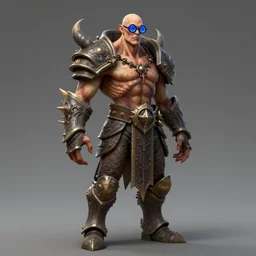 nerd in glasses as a character in diablo 3, concept art by h. r. giger, high quality, detailed, perfect anatomy, stunning artwork, full body shot