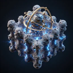 a photo of a 3 d voronoi organic structure, orbital orrery, astrolabium, hyper realistic, cryengine, 8 k, volumetric lightning, trending on artstation