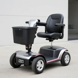 a mobility scooter designed and produced by audi