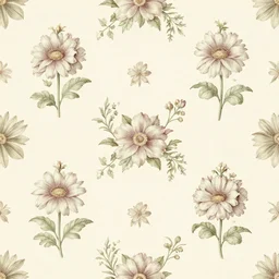 Elegant floral pattern from the 1800's.