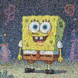 fantastic lighting, pixel art, high detail , 16 bits, spongebob, 2d