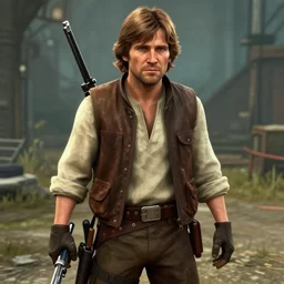 Screenshot of Luke Skywalker in Dead By Daylight game