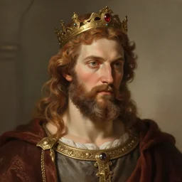 portrait of king midas, trending on artstation