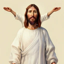 jesus christ in the style of rick griffin