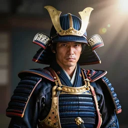 portrait art of a samurai 8 k ultra realistic, lens flare, atmosphere, glow, detailed, intricate, full of colour, cinematic lighting, trending on artstation, 4 k, hyperrealistic, focused, extreme details, unreal engine 5, cinematic, masterpiece