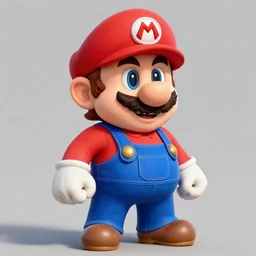 mario oil painted ( highly detailed, greatly painted, great quality )