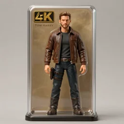 tom hardy bane, action figure, photorealistic, 8 k render