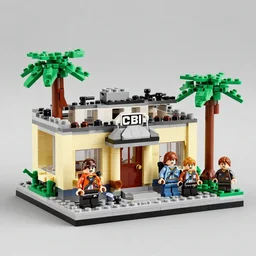 mar - a - lago fbi raid lego set, 8 k, unreal engine, ultra hd, highly detailed, intricate