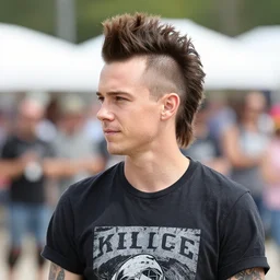 pete doherty seen sporting new pompadour haircut at first annual kimbo slice memorial roller darby