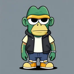 cartoon crypto bored ape nft