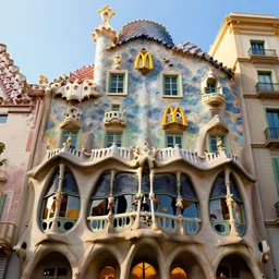 McDonalds designed by Antoni Gaudi, digital art, highly detailed