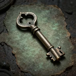 the key to a thousand year old paranormal mystery, photo real, ultra detailed