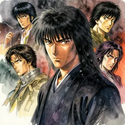 portrait, A Grey Poet in a world of color, watercolor, dramatic lighting, cinematic, establishing shot, extremely high detail, foto realistic, cinematic lighting, pen and ink, intricate line drawings, by Yoshitaka Amano, Ruan Jia, Kentaro Miura, Artgerm, post processed, concept art, artstation, matte painting, style by eddie mendoza, raphael lacoste, alex ross