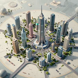 “ detailed map of a futuristic megapolis, digital art, concept art, realistic, ultra detailed, gerard mercator, 4 k uhd, unreal engine 5, photoshop ”