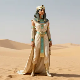 digital 3 d, concept art, science fiction, character design, portrait, costume, egyptian, arabian, dune, desert
