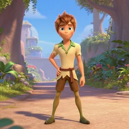Peter pan as a Pixar movie,detailed