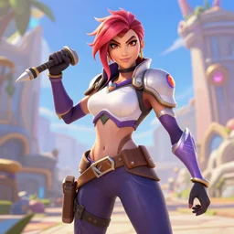 Sylvanas in Overwatch as Tracer