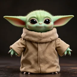 grogu, studio portrait