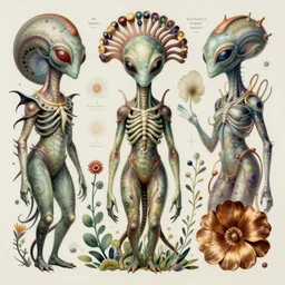 hyper - detailed matte illustration of alien fauna by iris van herpen based on plate 6 1 of art forms in nature by ernst haeckel, alphonse mucha and zaha hadid
