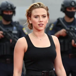 scarlett johansson on swat team