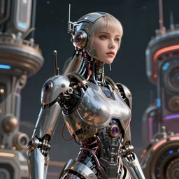 wanderer, beautiful female android!, intricate detailed environment, photorealistic!, octane render, mechanical, concept art, cinematic lighting, digital art, interstellar, hyper realism, sharp, cyberpunk, bladerunner, 8 k. by angus mckie, moebius, maciej kuciara, stanley lau, artgerm, greg rutkowski