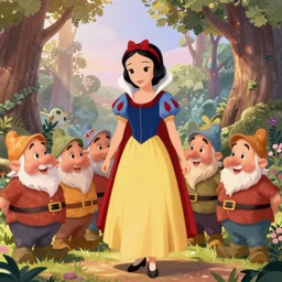 snow white and the seven dwarves by don luther and greg rutkowski