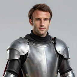 emmanuel macron knight, highly detailed, digital art, sharp focus, trending on art station
