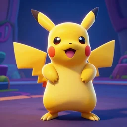 screenshot from fortnite pikachu in fortnite taking selfie ray tracing 3 d cgsociety dramatic lighting