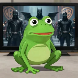 pepe green frog, film still the dark knight, high quality, hd, 4 k, warner, hbo, cinema frame, screenshot