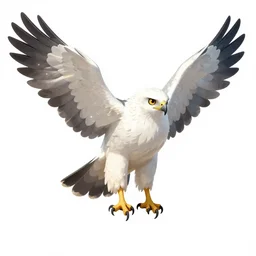 selestial hawk god, digital art