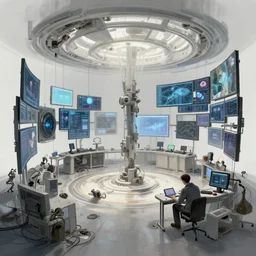 concept art of a total media environment
