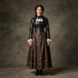 hyper realistic photo of victorian hunter girl full body, cinematic, artstation, cgsociety, greg rutkowski, brom